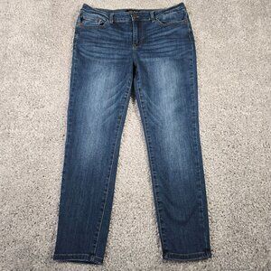 Judy Blue Jeans Womens 31 Blue Whiskered Stretch